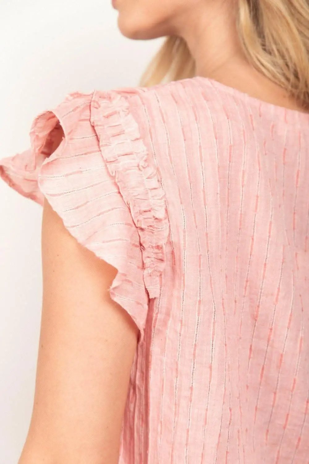 Chic Romance Ruffle Sleeve Top & Shorts Set - Love Salve